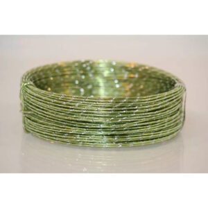 Fil diamant vert anis 2mm pour création florale et décoration événementielle