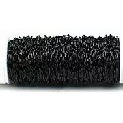 Fil métal bouillon noir ondulé 0,3mm pour compositions florales professionnelles