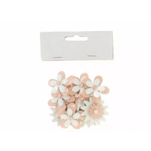 Fleurs décoratives en bois rose diamètre 3,5 cm pour compositions florales professionnelles