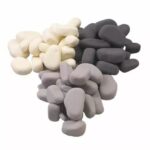 Galets en mousse florale XXL 15 cm assortis pour compositions florales professionnelles