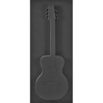 Guitare en mousse florale noire All Black 100x40 cm pour compositions florales professionnelles