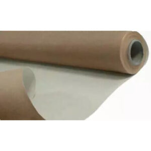 Rouleau de papier kraft bi-color recto-verso moka et beige pour emballage floral professionnel
