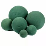 Mousse boule mouillable 9cm pour compositions florales professionnelles fleuristes
