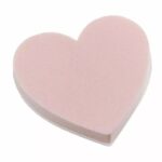 Mousse florale en forme de coeur rose diamètre 18 cm avec base plastique pour compositions florales romantiques