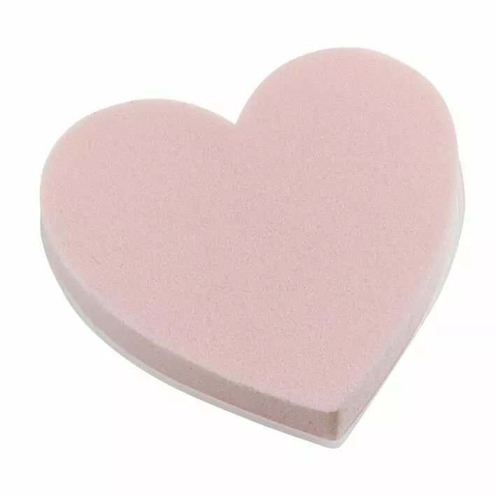 Mousse florale en forme de coeur rose diamètre 18 cm avec base plastique pour compositions florales romantiques