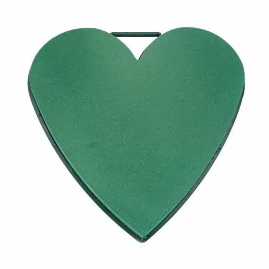 Mousse florale en forme de cœur Naylor 33cm avec base plastique pour compositions funéraires et mariages