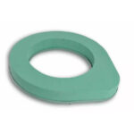 Mousse couronne fronton florale Floride 60 cm pour compositions funéraires et arrangements de deuil professionnels