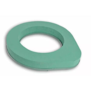 Mousse couronne fronton florale Floride 60 cm pour compositions funéraires et arrangements de deuil professionnels