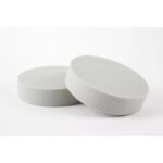 Mousse florale tarte Rainbow Foam gris diamètre 20cm pour compositions florales professionnelles
