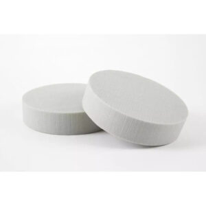 Mousse florale tarte Rainbow Foam gris diamètre 20cm pour compositions florales professionnelles
