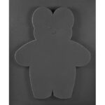Sujet mousse florale Ourson Eychenne All Black noir 60x40 cm pour compositions florales professionnelles