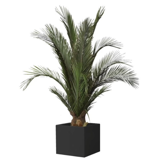 Palmier Phoenix artificiel 1 mètre en pot pour décoration professionnelle fleuriste et événementiel