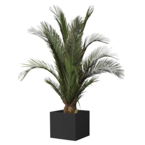 Palmier Phoenix artificiel 1 mètre VERDISSIMO en pot pour décoration professionnelle fleuriste et événementiel