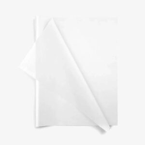 Rame de papier de soie blanc 17 grammes pour emballage de bouquets et compositions florales professionnelles