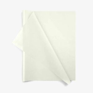 Rame de papier de soie ivoire 17g pour emballage floral professionnel