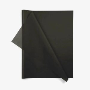 Rame de papier de soie noir 17g pour emballage floral et composition fleuriste