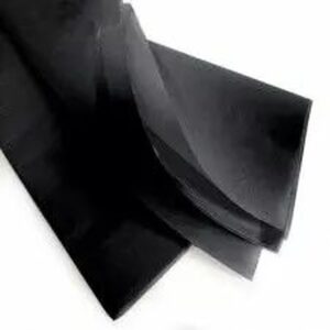 Rame de papier de soie noir 17g pour fleuriste avec 480 feuilles pour emballage de bouquets