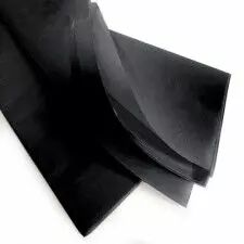 Rame de papier de soie noir 17g pour fleuriste avec 480 feuilles pour emballage de bouquets