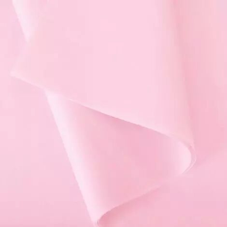 Rame de papier de soie rose pâle 18g pour emballage floral professionnel