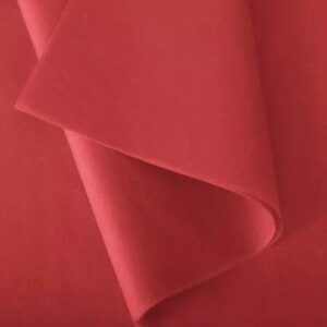 Rame de papier de soie rouge 18g pour emballage bouquets fleuriste