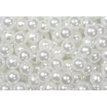 Perles décoratives blanches 10mm pour compositions florales et accessoires fleuriste