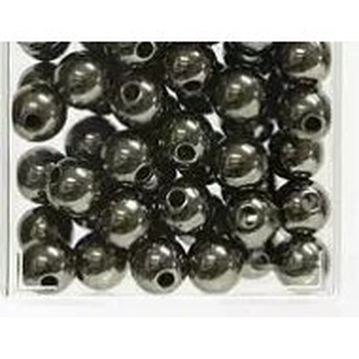 Perles décoratives métalliques anthracite 10mm pour compositions florales et créations événementielles