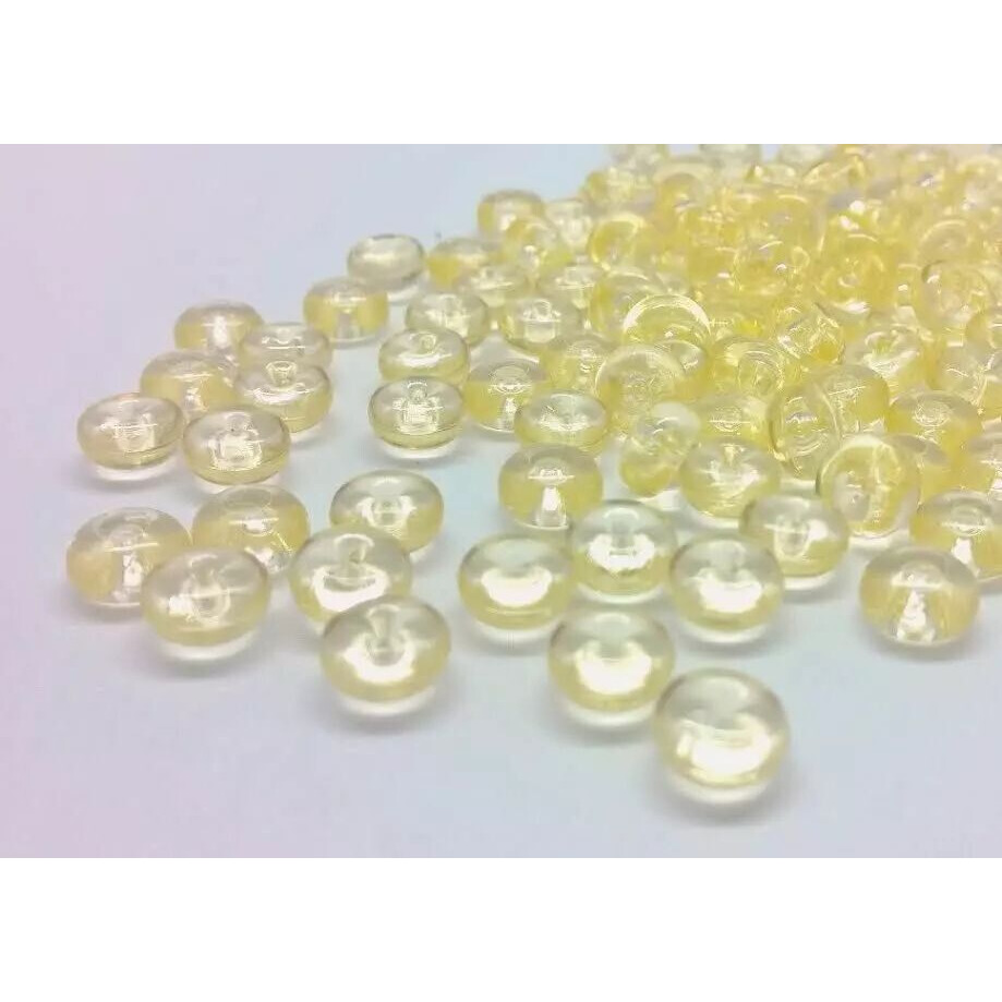 Perles de pluie décoratives champagne en plastique pour décoration florale et composition en vase