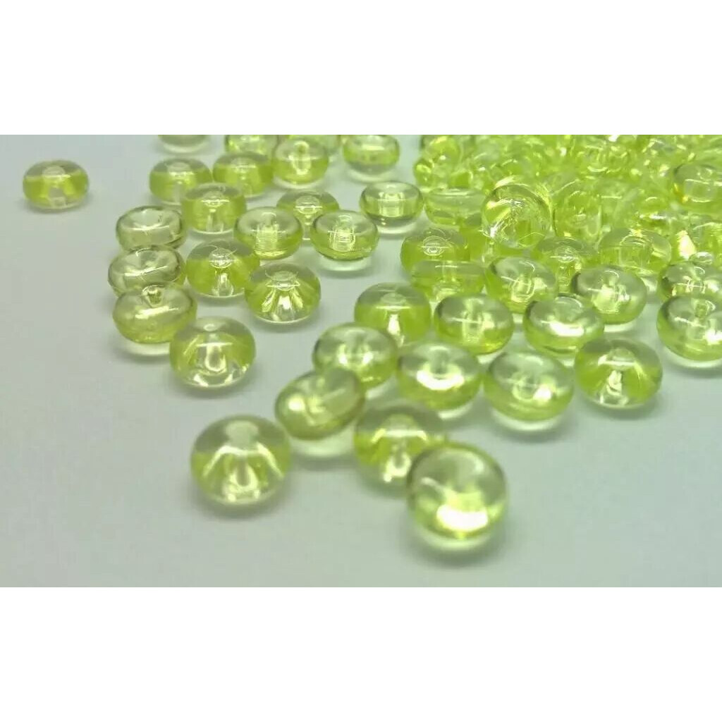 Perles de pluie décoratives vert anis en plastique pour fleuristes et décoration florale GHISI WALTER