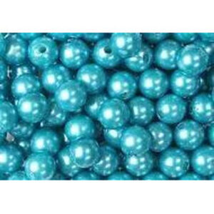 Perles décoratives turquoise 10mm pour compositions florales et créations fleuriste