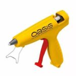 Pistolet à colle professionnel 80W avec protection silicone pour travaux floraux et assemblages en atelier fleuriste