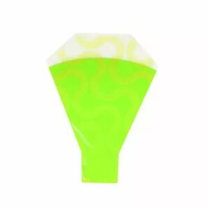 Poche à bouquet imprimé vert anis Avancé Vibes ZWAPACK pour emballage floral professionnel