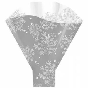 Poche bouquet Ballad grise 50x35x10 cm pour emballage floral professionnel