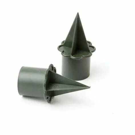 Porte-bougie OASIS vert pour fixation florale, diamètre 2 cm hauteur 6 cm, accessoire fleuriste pour centres de table