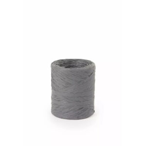Raphia naturel anthracite 15mm en bobine de 200m pour compositions florales et décoration florale professionnelle