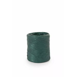Raphia naturel vert sapin 15mm en bobine de 200m pour composition florale et décoration fleuriste