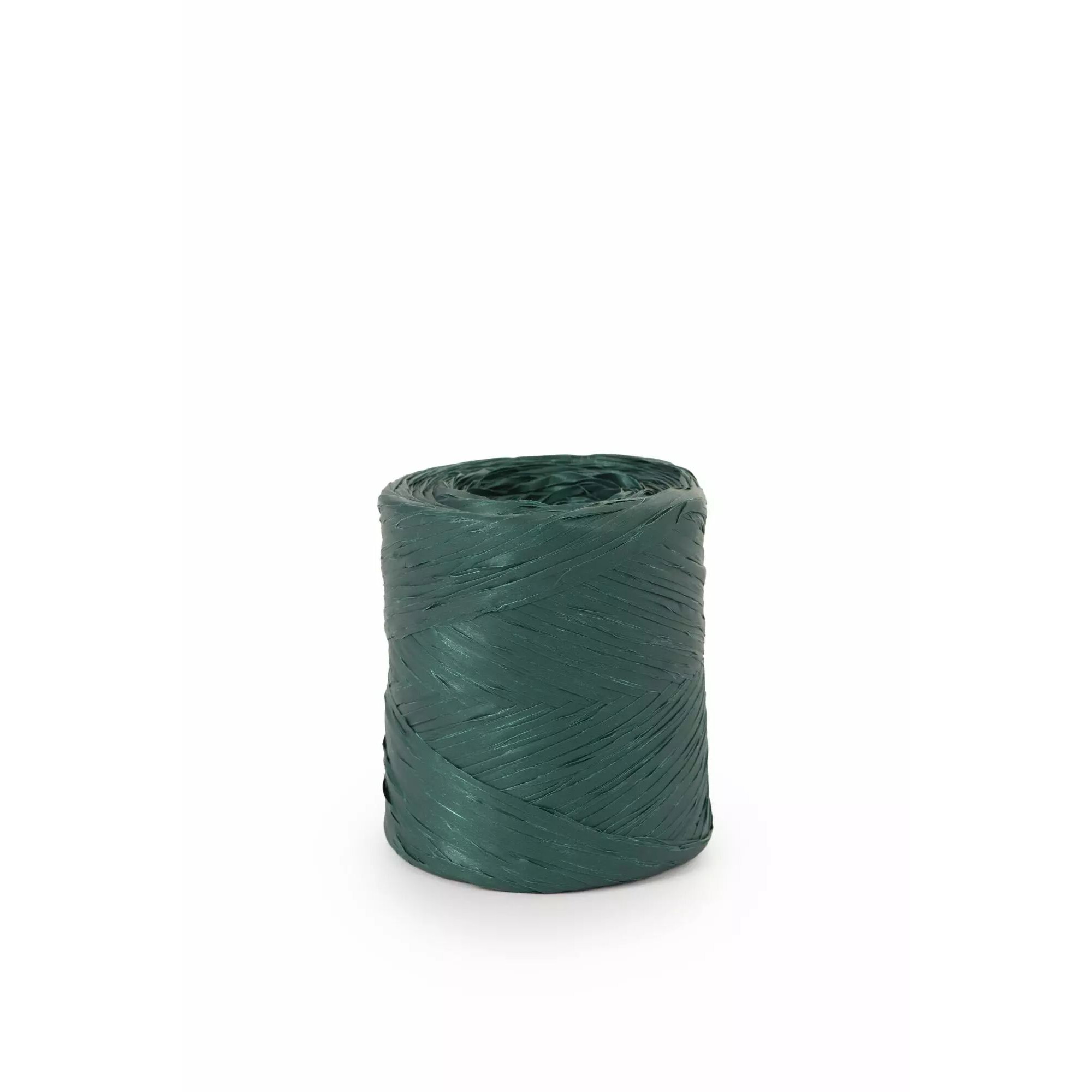 Raphia naturel vert sapin 15mm en bobine de 200m pour composition florale et décoration fleuriste
