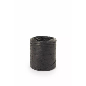 Bobine de raphia naturel noir 15mm pour compositions florales et travaux de fleuristerie professionnelle
