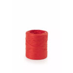 Bobine de raphia naturel rouge 15mm pour compositions florales et décoration floristique professionnelle