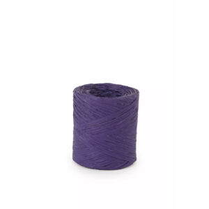 Bobine de raphia naturel violet 15mm pour fleuriste composition florale et décoration
