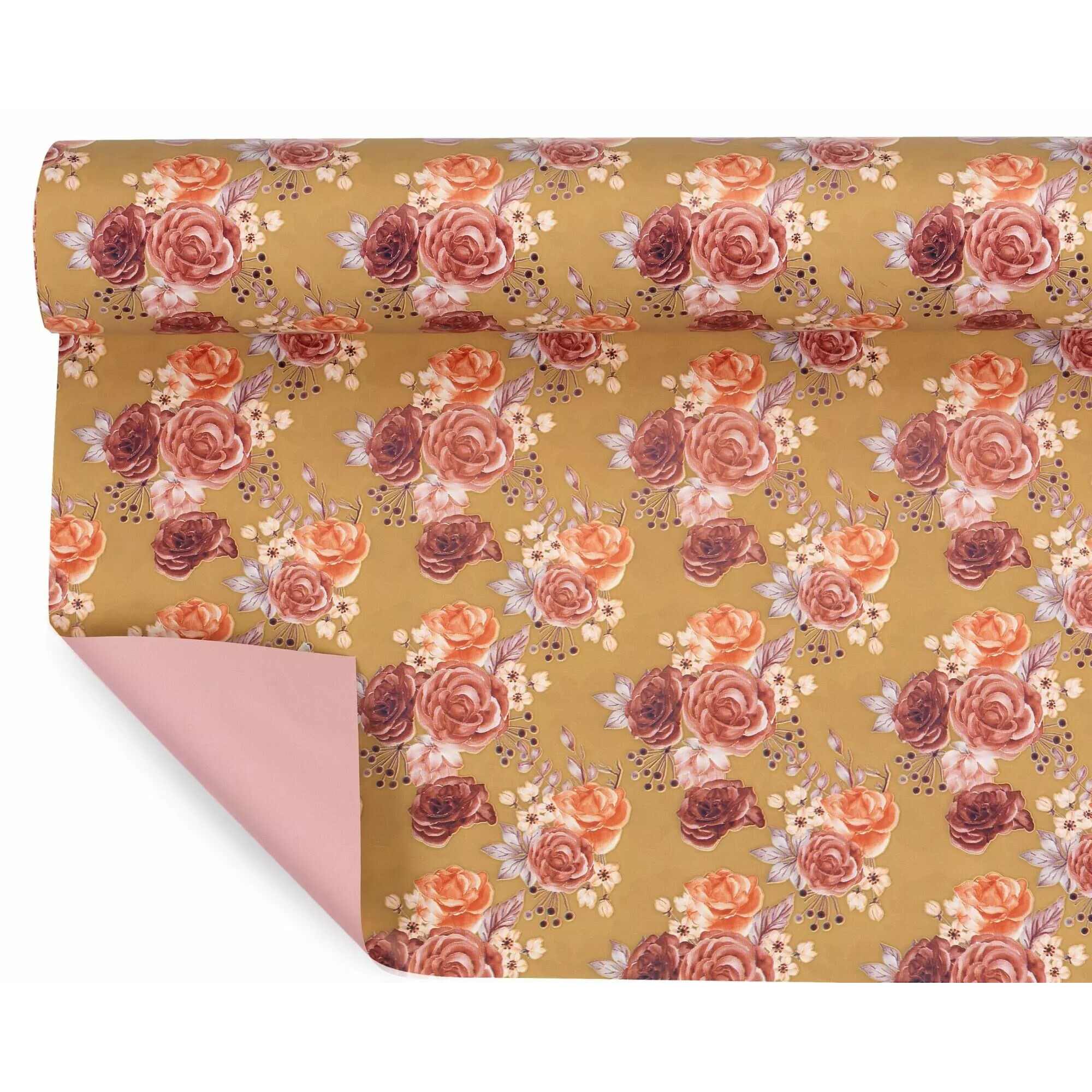 Rouleau bulle Acris tabac double face pour emballage floral professionnel chez fleuriste