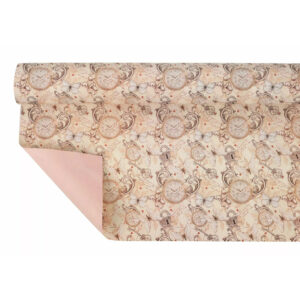 Rouleau de film bulle bohème rose pour emballage de bouquets de fleurs, format professionnel 0,80x40m