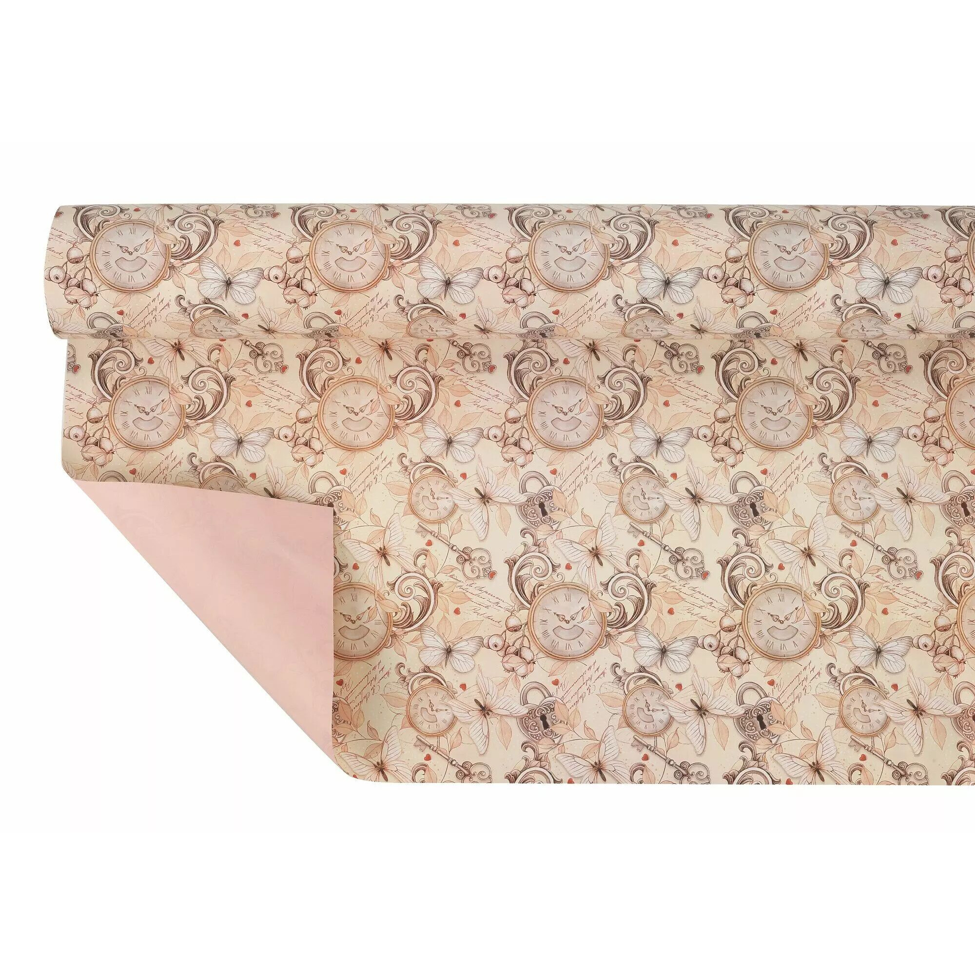 Rouleau de film bulle bohème rose pour emballage de bouquets de fleurs, format professionnel 0,80x40m