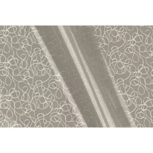Rouleau bulle boucles gris pour emballage floral professionnel avec réserve d'eau