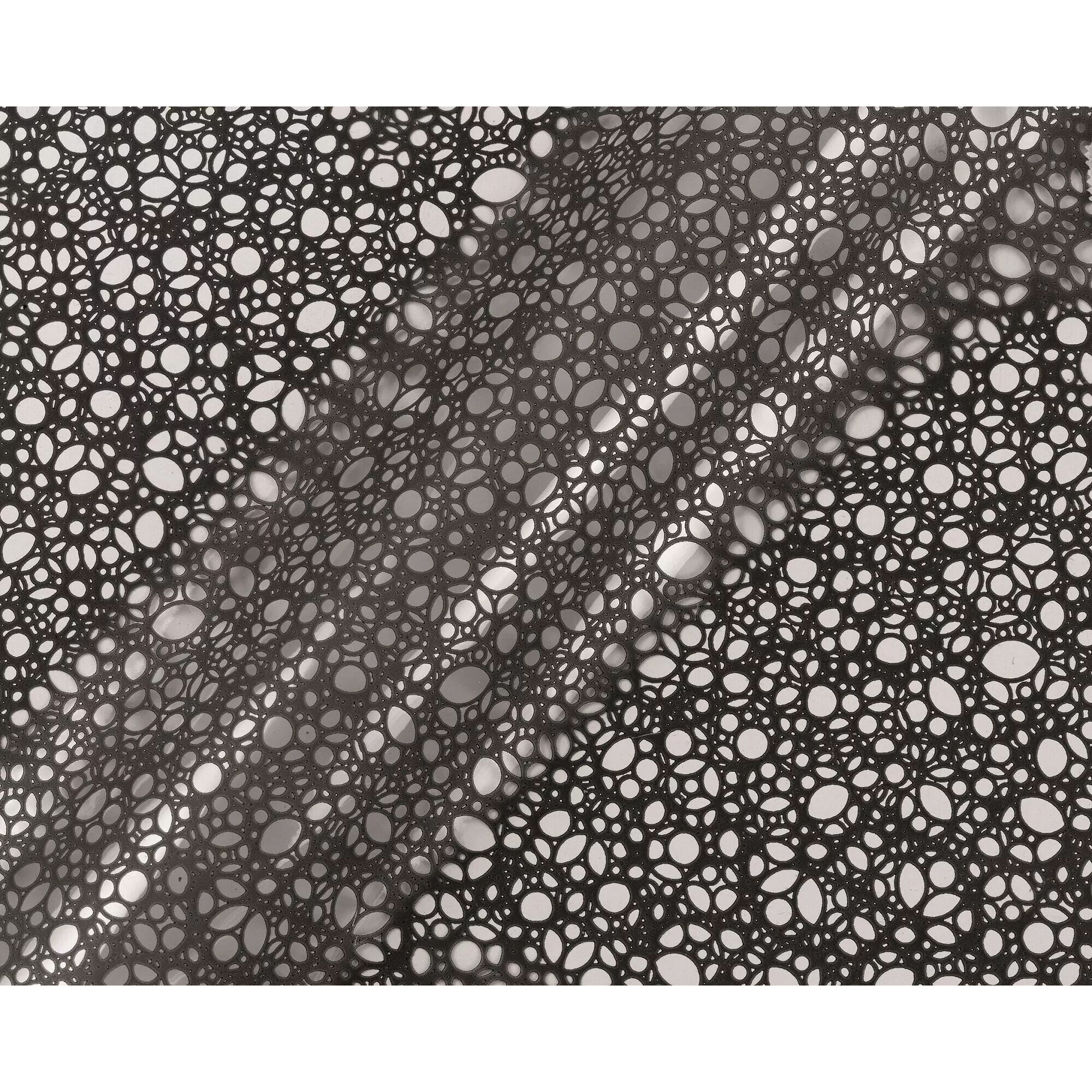 Rouleau de film bulle noir motif boucles pour emballage floral professionnel