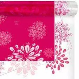 Rouleau bulle carré Beryl fuchsia pour emballage floral professionnel en rame prédécoupée 0,80x40m