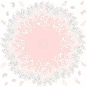 Rouleau bulle décoratif rose motif Mélodie pour emballage floral professionnel avec carrés prédécoupés