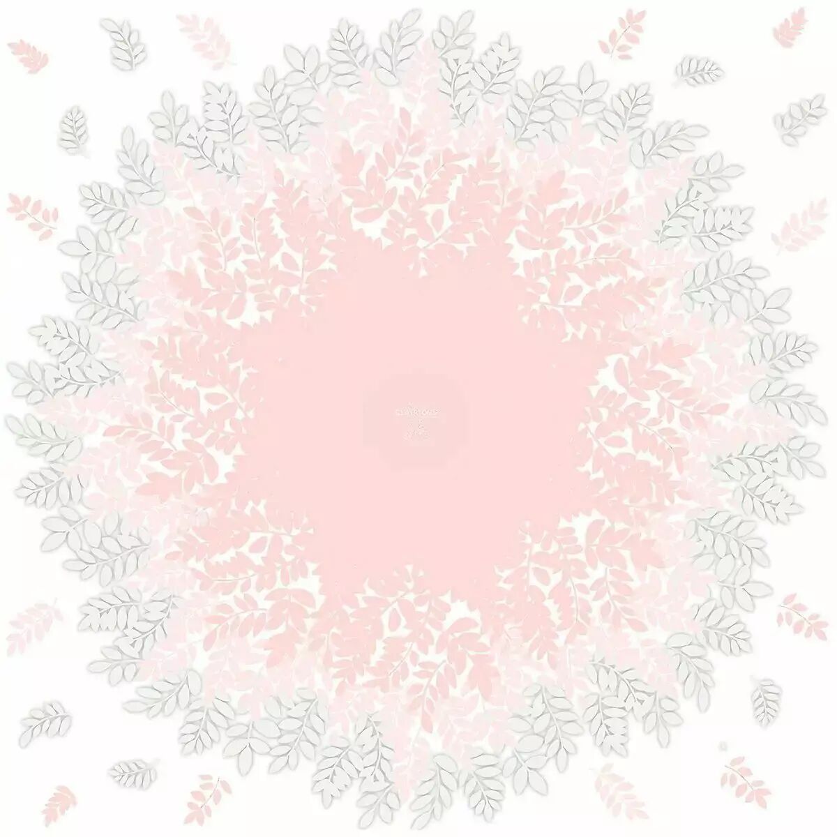 Rouleau bulle décoratif rose motif Mélodie pour emballage floral professionnel avec carrés prédécoupés