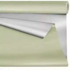 Rouleau de papier bulle double face Duomat Métal beige pour emballage de bouquets fleuriste