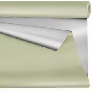 Rouleau de papier bulle double face Duomat Métal beige pour emballage de bouquets fleuriste