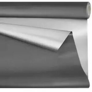 Rouleau papier bulle Duomat double face gris métal pour emballage floral professionnel